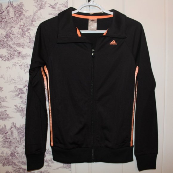 adidas zip-up sweater. youth size large fits womens size small - Picture 1 of 5